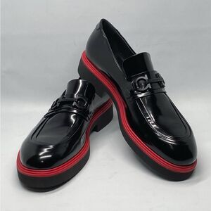 Ferragamo Men's Fiorello Patent Tonal-Bit Loafers size 9